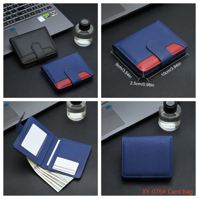 Contrast color simple card holder (XY - 076#)