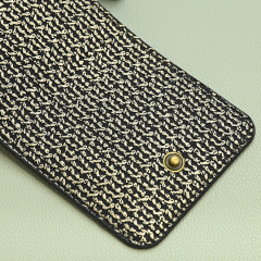 XY - 076# Braided Zipper Short Wallet