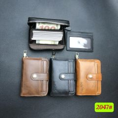 Isdelibi Men's fashion simple PU hinge buckle organ bag