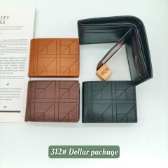 Men's PU Dollar wallet clip