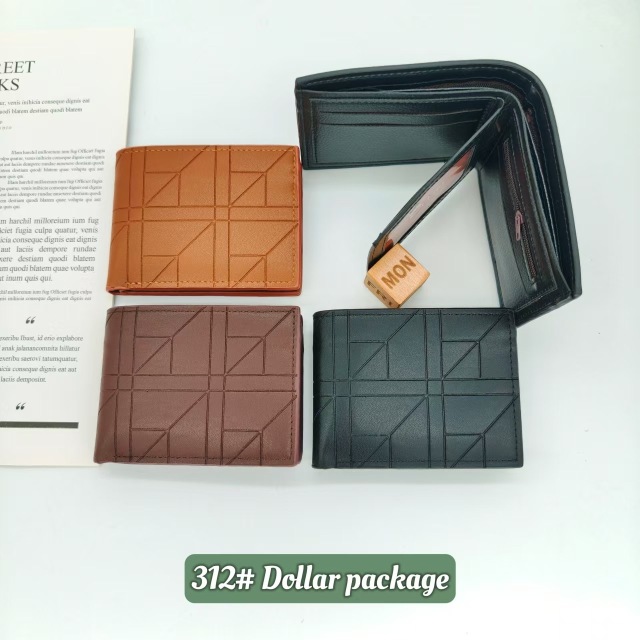Men's PU Dollar wallet clip