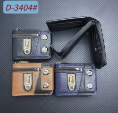 Dollar PU hasp zip wallet