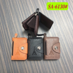 Men's fashion simple PU hinge buckle organ bag