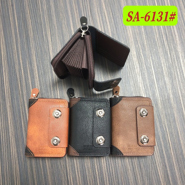Men's fashion simple PU hinge buckle organ bag