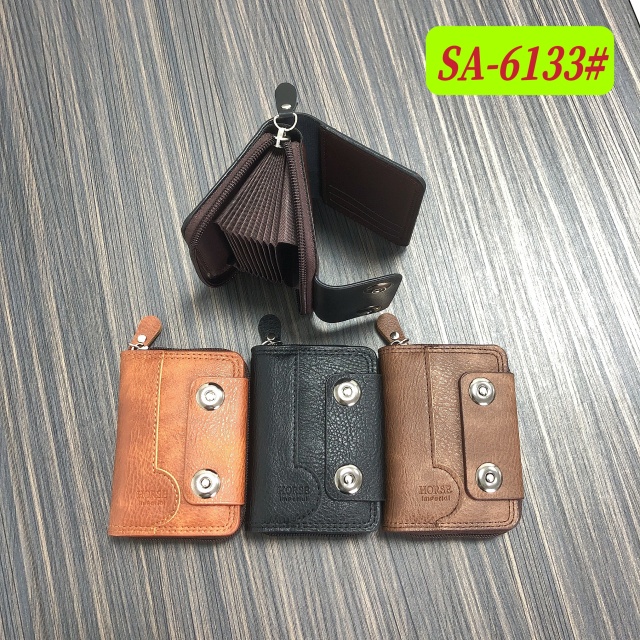 Men's fashion simple PU hinge buckle organ bag