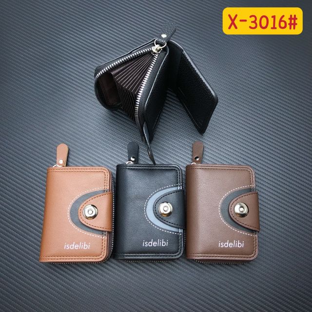 Men's fashion simple PU hinge buckle organ bag