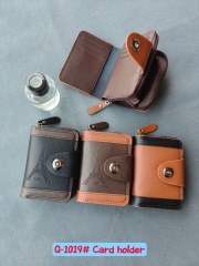 Men's fashion simple PU hinge buckle organ bag