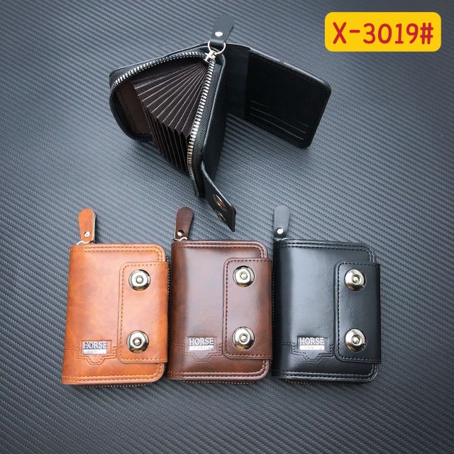 Men's fashion simple PU hinge buckle organ bag