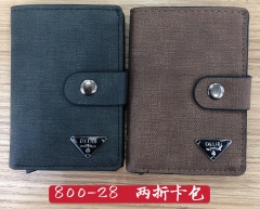 Men's PU aluminum case anti-theft card holder