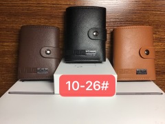 Men's PU aluminum case anti-theft card holder