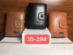 Men's PU aluminum case anti-theft card holder