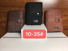 Men's PU aluminum case anti-theft card holder