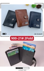 Men's PU aluminum case anti-theft card holder