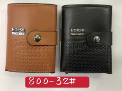 Men's PU aluminum case anti-theft card holder