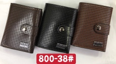 Men's PU aluminum case anti-theft card holder