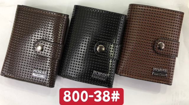 Men's PU aluminum case anti-theft card holder