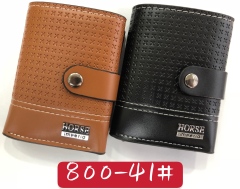 Men's PU aluminum case anti-theft card holder