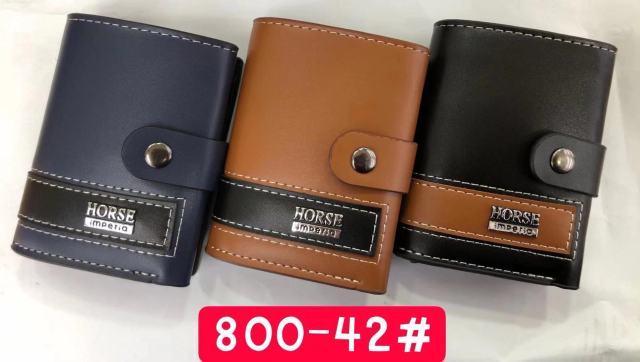 Men's PU aluminum case anti-theft card holder