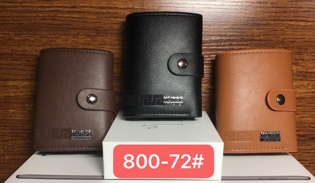 Men's PU aluminum case anti-theft card holder