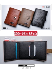 Men's PU aluminum case anti-theft card holder