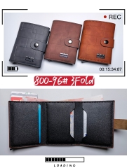 Men's PU aluminum case anti-theft card holder