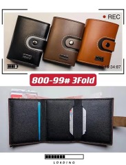 Men's PU aluminum case anti-theft card holder