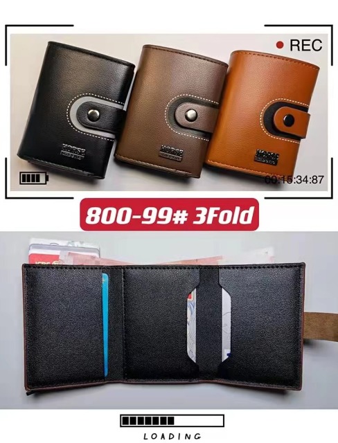 Men's PU aluminum case anti-theft card holder