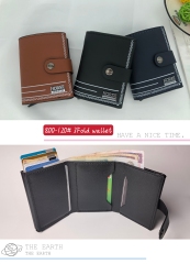 Men's PU aluminum case anti-theft card holder