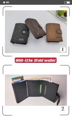 Men's PU aluminum case anti-theft card holder