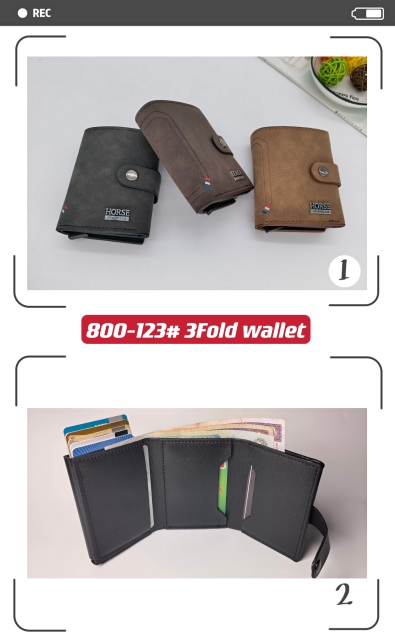 Men's PU aluminum case anti-theft card holder