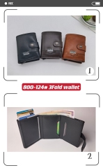 Men's PU aluminum case anti-theft card holder