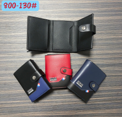 Men's PU aluminum case anti-theft card holder