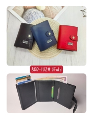 Men's PU aluminum case anti-theft card holder