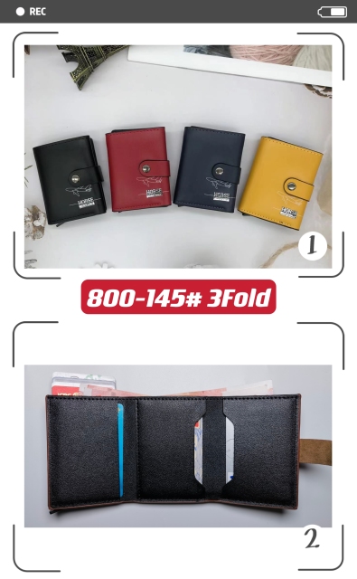 Men's PU aluminum case anti-theft card holder