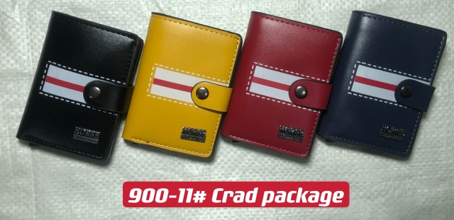 Men's PU aluminum case anti-theft card holder