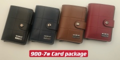 Men's PU aluminum case anti-theft card holder