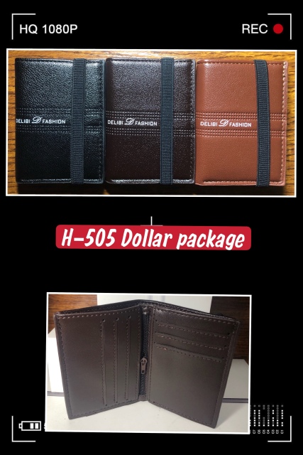 Men's PU simple and fashionable elastic card holder