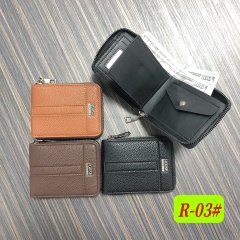 Carbon Fiber Texture Short Wallet with US Dollars