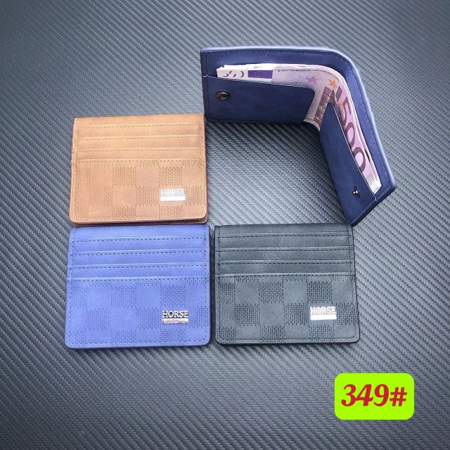 Men's PU minimalist card bag