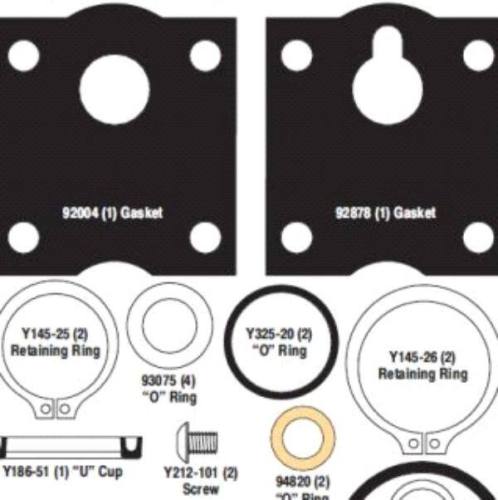 637434 Air Section Repair Kit Fit ARO Parts