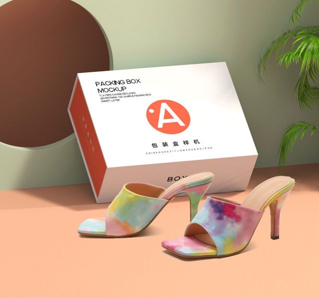 Custom logo luxury empty shoe box corrugated packaging paper shipping shoe boxes with logo packaging
