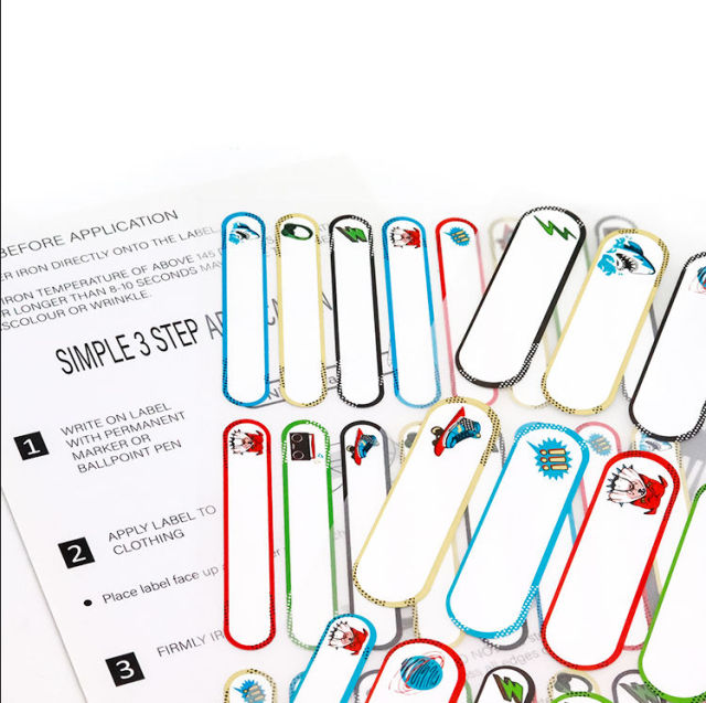 Customize Children School Stationery Water Bottle Stickers