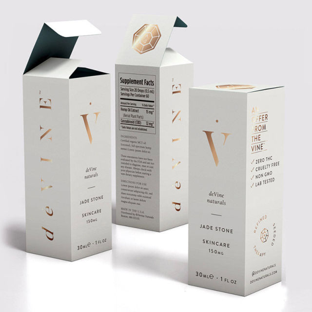 Luxury Custom Gift Customize Paper Black for Skincare Packing - Cosmetic Packaging Box