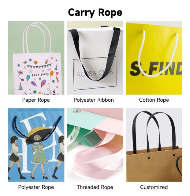 Wholesale Custom Logo Reusable Waterproof Brown Craft Kraft Paper Shopping Gift Packaging Bags With Handles