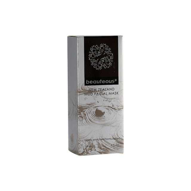 custom luxury high quality gold silver cosmetic packaging paper box