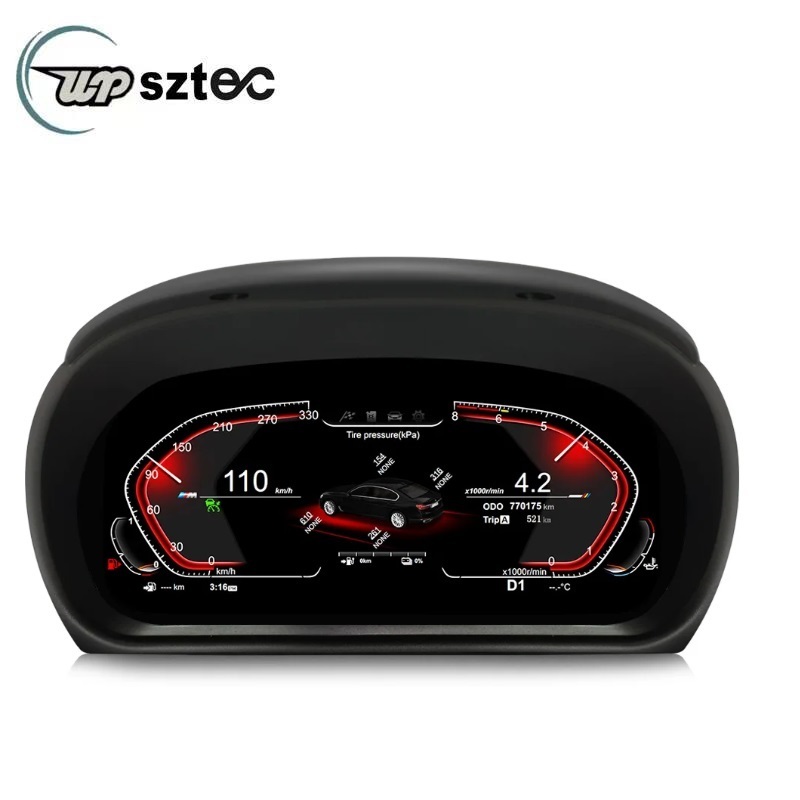 UPSZTEC 11 Inch Car Digital Cluster Instrument LCD Dashboard Speedmeters Display Dash Monitor For BMW 3 series E90 E91 E92 E93 2005-2012