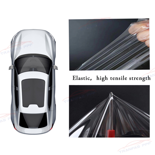 Tranfas PPF 8.5mil PPF Paint Protection Film Transparent PPF TPU Glossy 1.52*15M PPF Self Healing Anti Yellow Car Film
