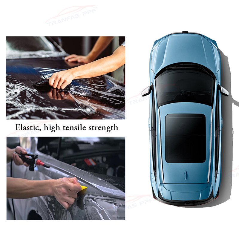 Car Paint Protection Film PPF TPH Anti-scratch Film Transparent Super Strong Stretch Anti Yellowing TPH 7.5  Mil  Film