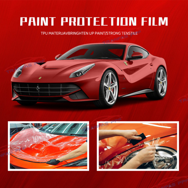 Super Glossy PPF TPU Transparent Film Paint Protection Film Self Healing Anti Yellowing TPU Film 1.52*15M 6.5MIL 10 MiL
