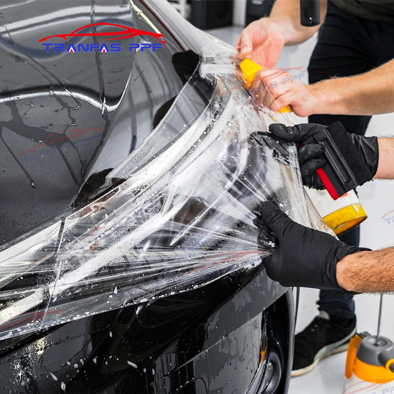 Tranfas PPF 8.5mil PPF Paint Protection Film Transparent PPF TPU Glossy 1.52*15M PPF Self Healing Anti Yellow Car Film